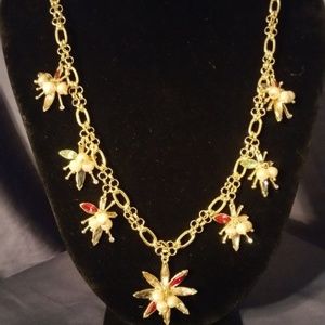 Signed Oscar de la Renta "Sputnik" Necklace NWOT